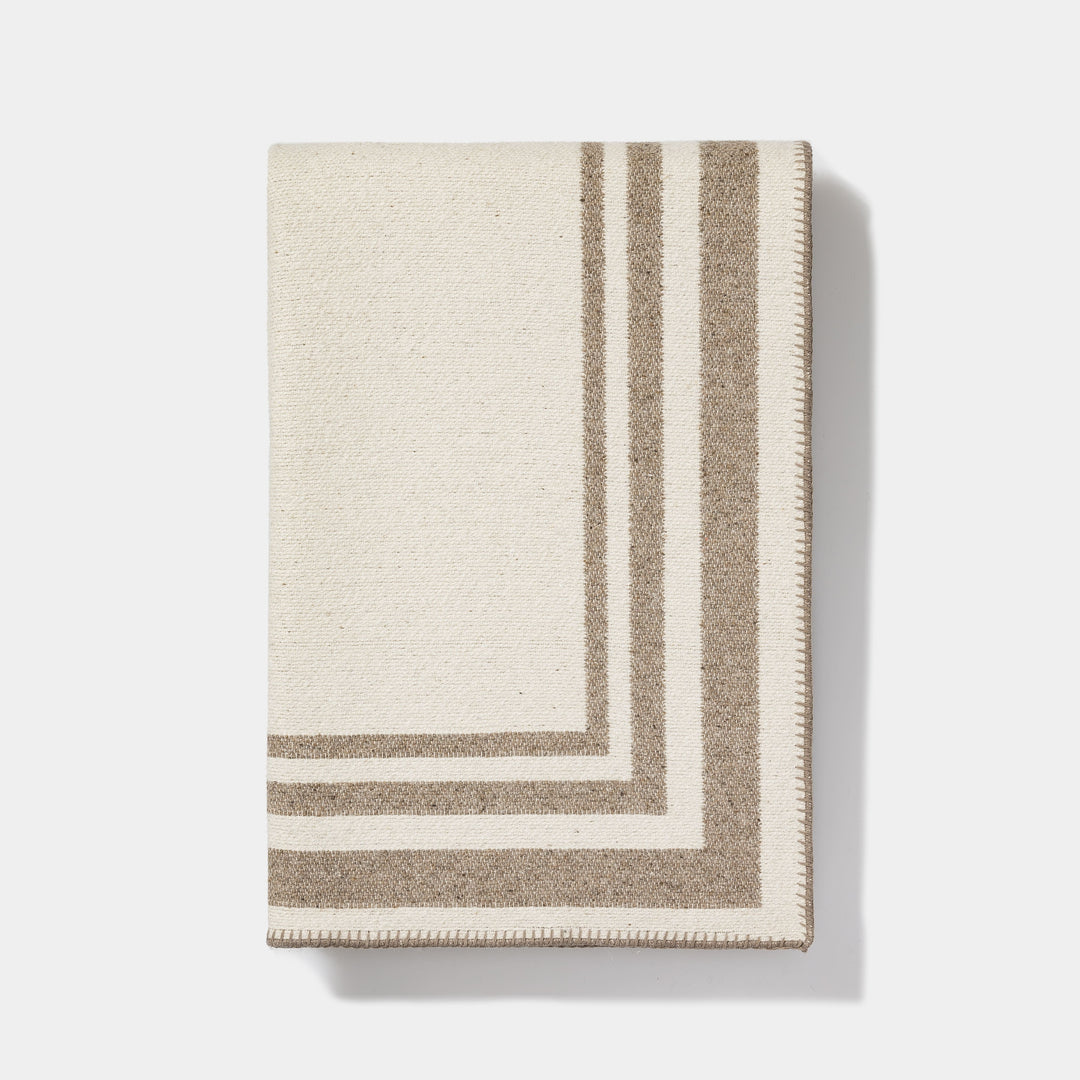 Ivory Taupe White