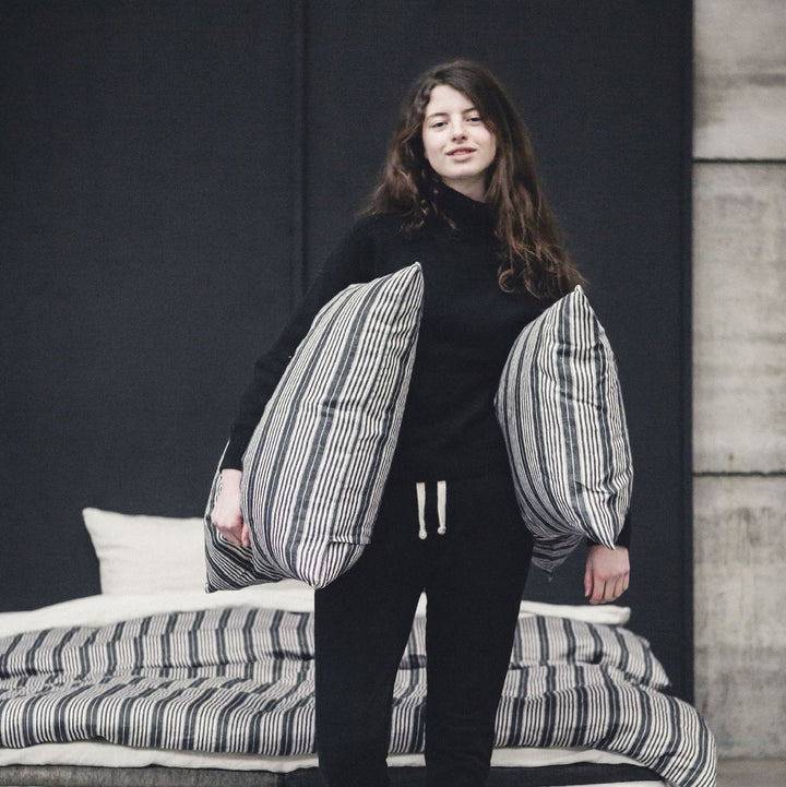 Tack Stripe Duvet Cover and Shams by Libeco