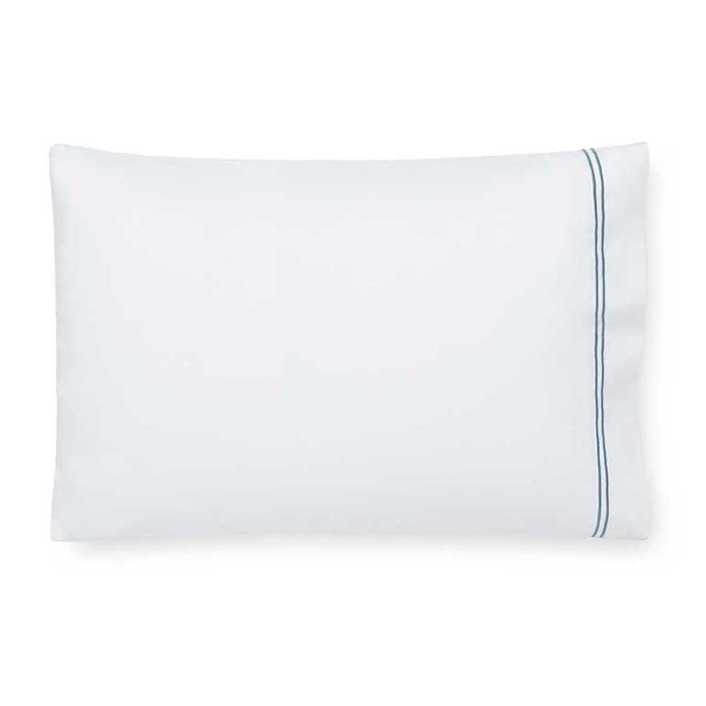 White/Cadet. Pillowcase