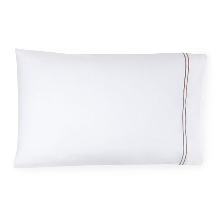 White/Grey. Pillowcase