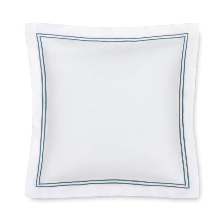 Euro Sham. White/Cadet