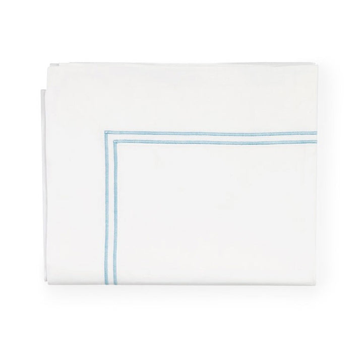 White/Blue. Flat Sheet