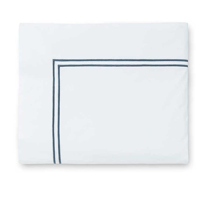 White/Cadet. Flat Sheet