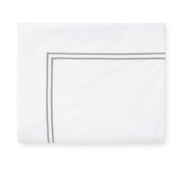 White/Silver. Flat Sheet