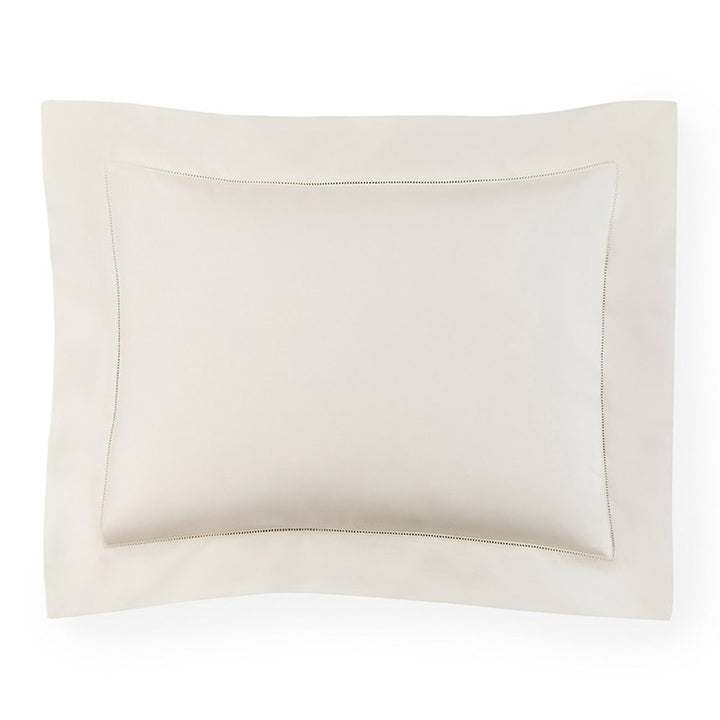 Giza Percale Sham. Ivory