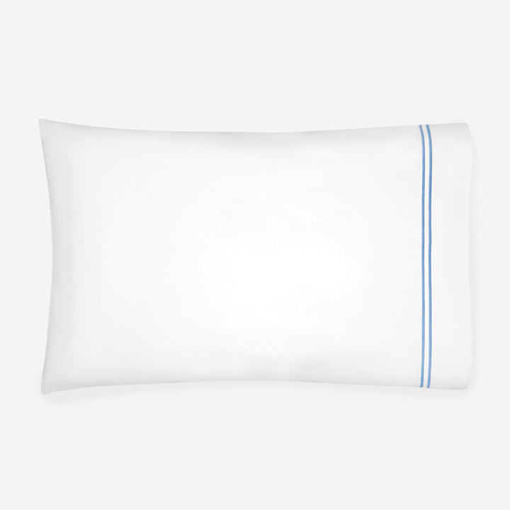 White/Ocean. Pillowcase