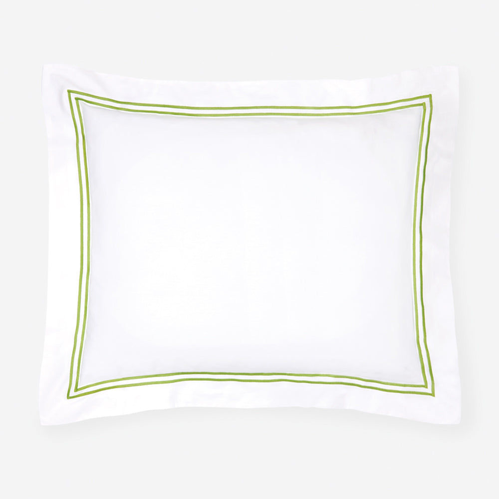 Euro Sham. White/Fern