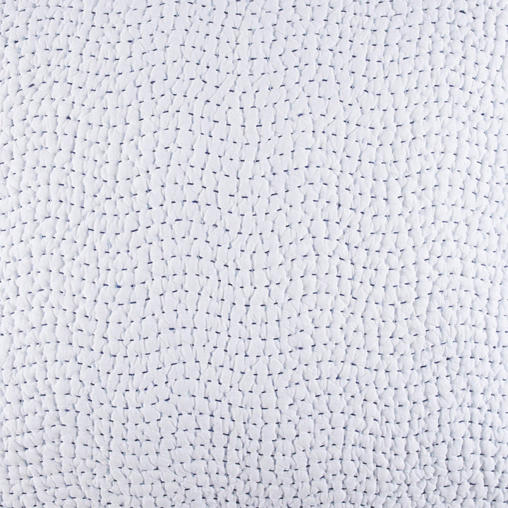 Light Indigo. Hand Stitched Quilted