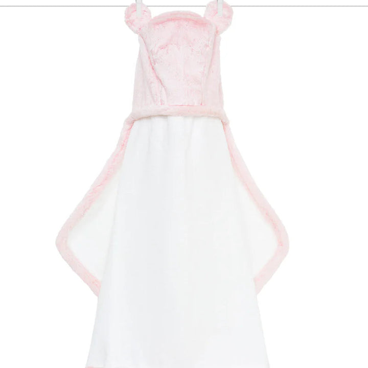 Pink Hooded Towel with Ears