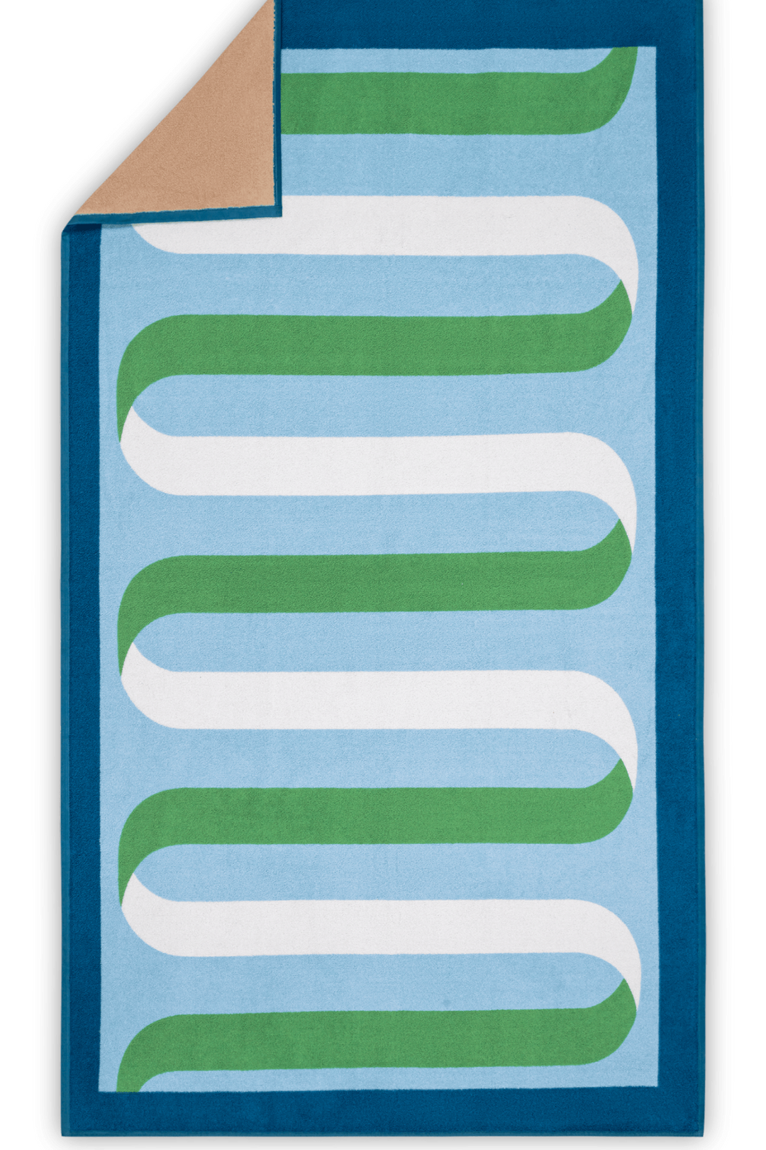 Ocean Ribbon Beach Towel