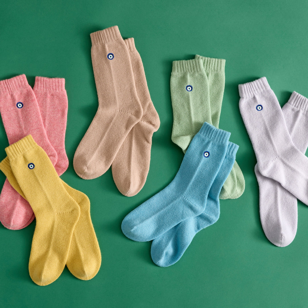 Evil Eye Sleep Socks