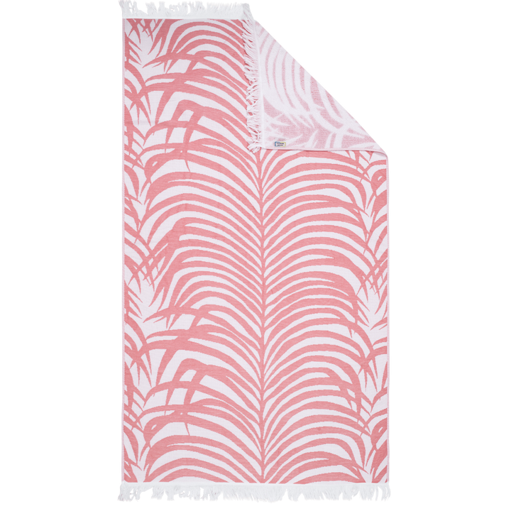 Flamingo Zebra Palm Beach Towel