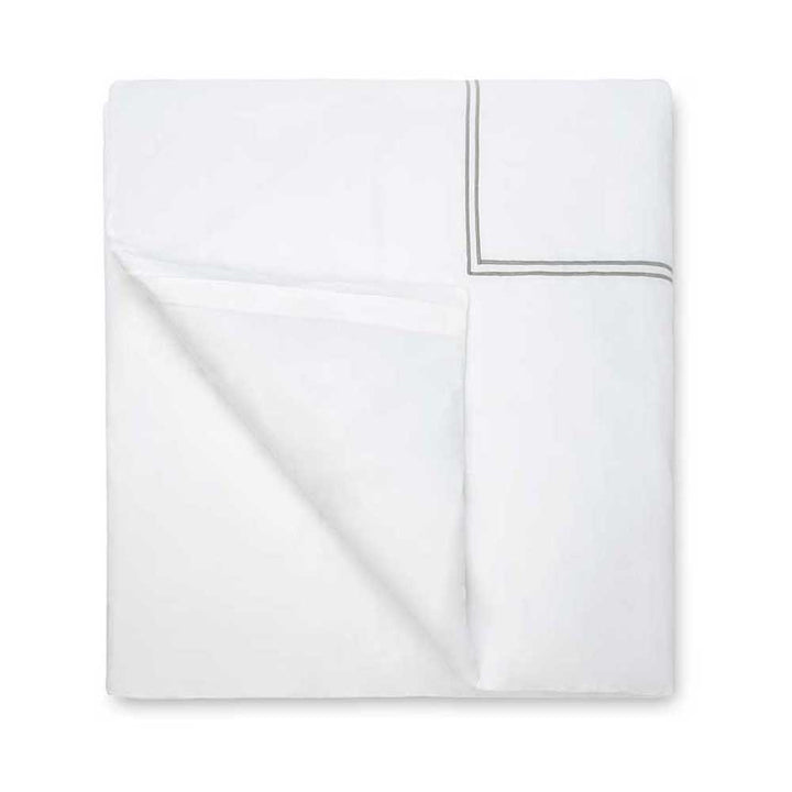 Duvet Cover. White/Silver