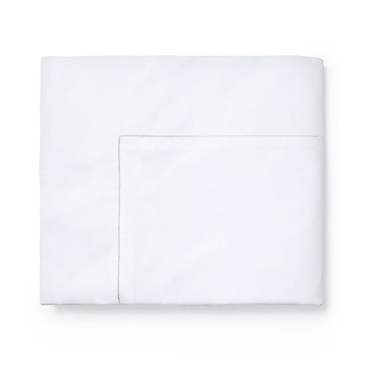 Giza Percale Duvet Cover. White
