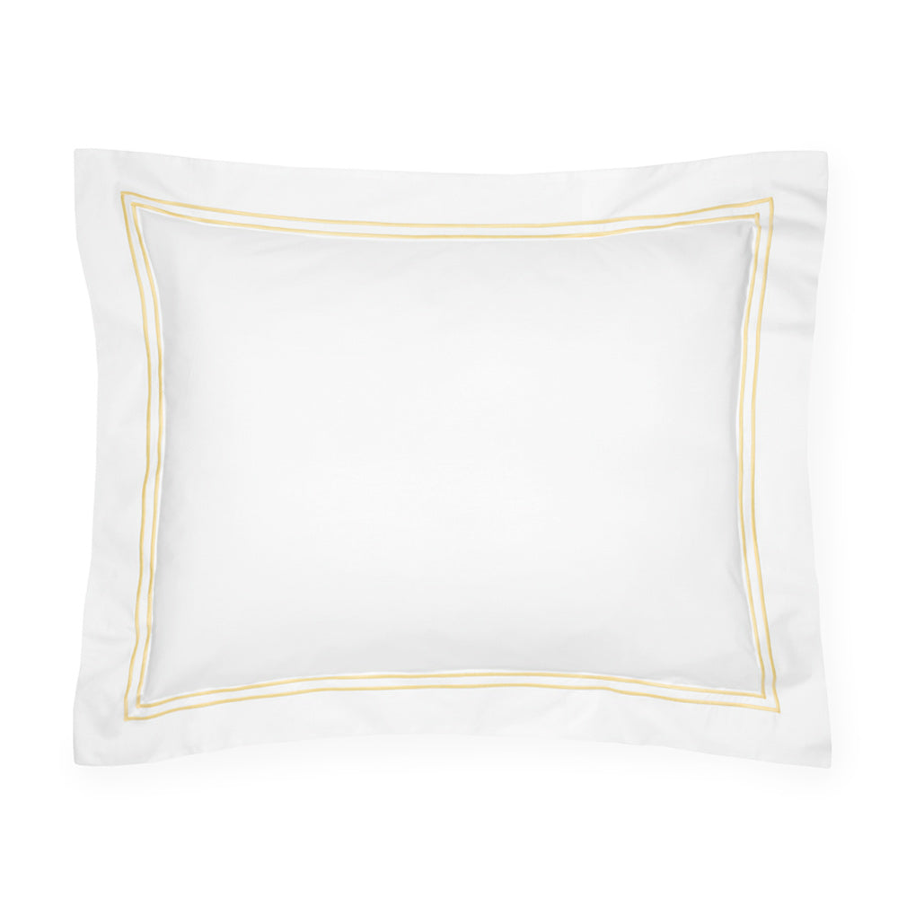 Sham. White/Banana