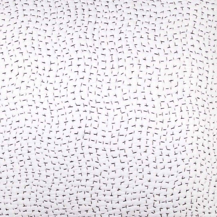Gray. Hand Stitched
