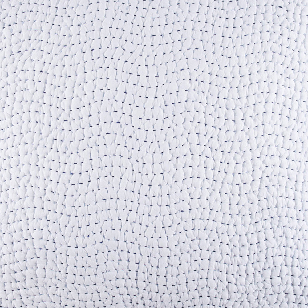 Light Indigo. Hand Stitched Quilted