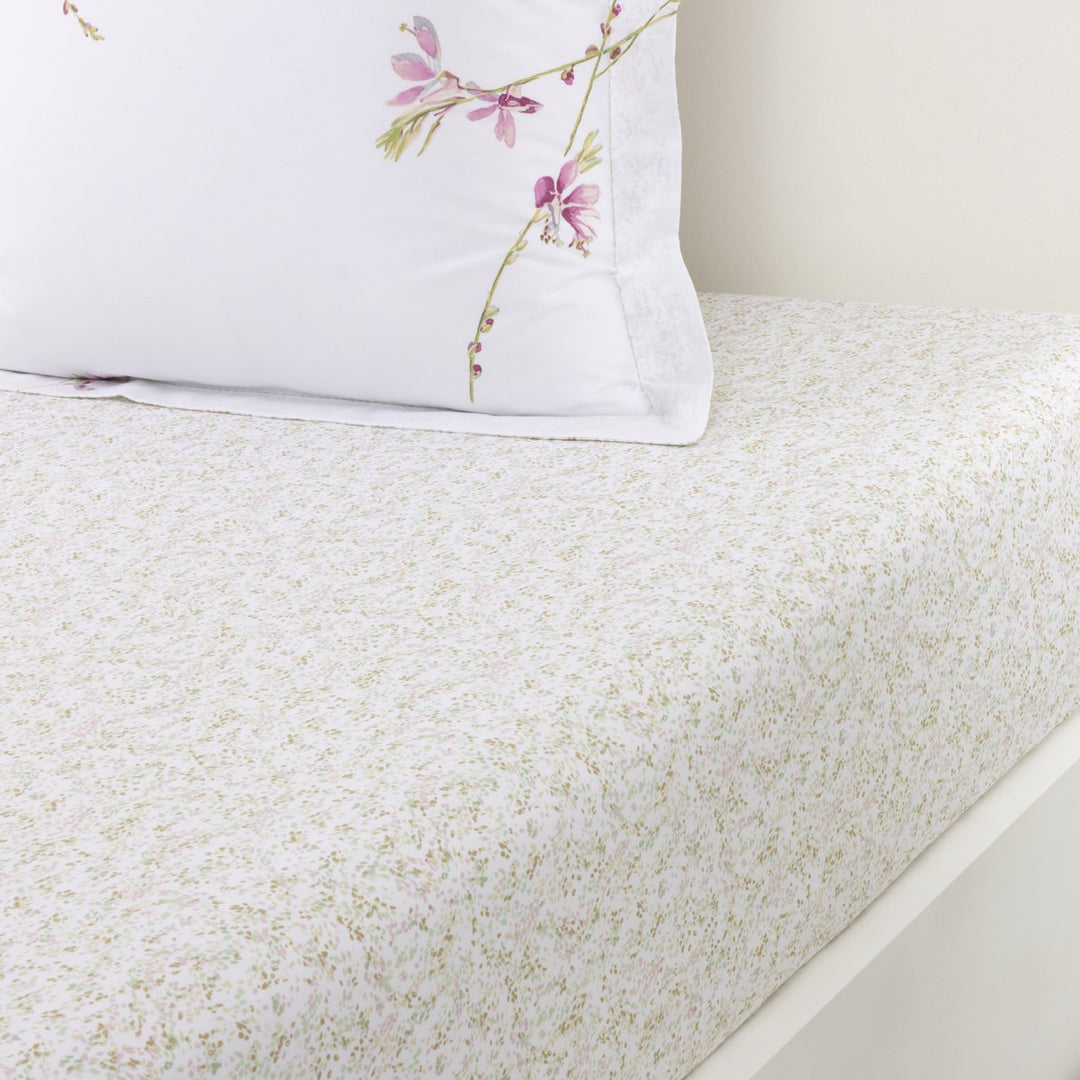 Close up fitted sheet