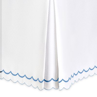 Bed Skirt in color Azure