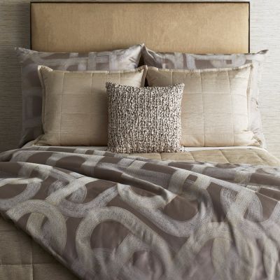 Taupe Color shown in Throw & Grand Pillow