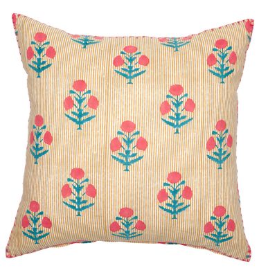 Lucy Coral Decorative Pillow by John Robshaw