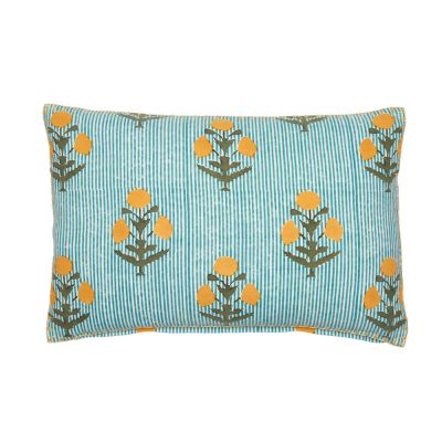 Lucy Sage Decorative Pillow by John Robshaw