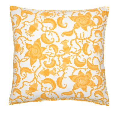 Zoha Marigold Decorative Pillow by John Robshaw