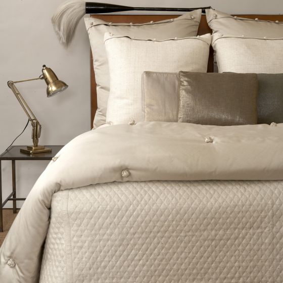 Basketweave Quilted Coverlets Shams By Ann Gish Brass Bed Fine