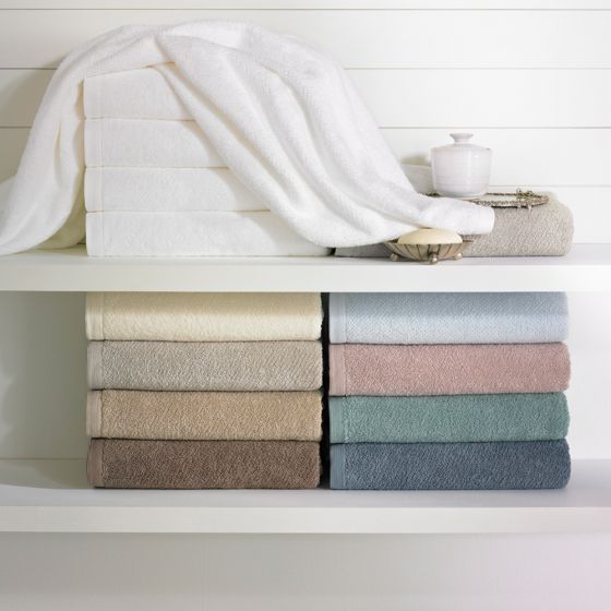 Peacock Alley Bamboo Bath Towels - Linen