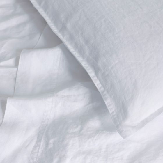 FRANCE YVES DELORME ORIGINEL FLAT SHEET IN STONE WASHED LINEN